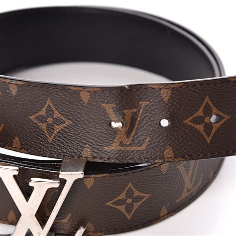 louis vuitton black monogram belt